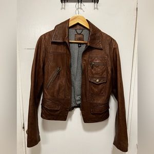 Leather Banana Republic Jacket